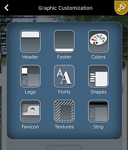 तुमच्या साइटचे स्वरूप वैयक्तिकृत करण्याचे अनेक मार्ग आधीच मोफत आवृत्तीमध्ये आहेत.